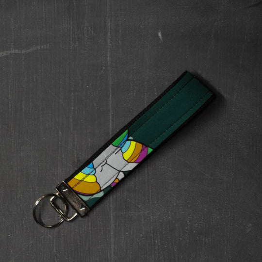 Fob Key Chain Handle in Narwhal Butts