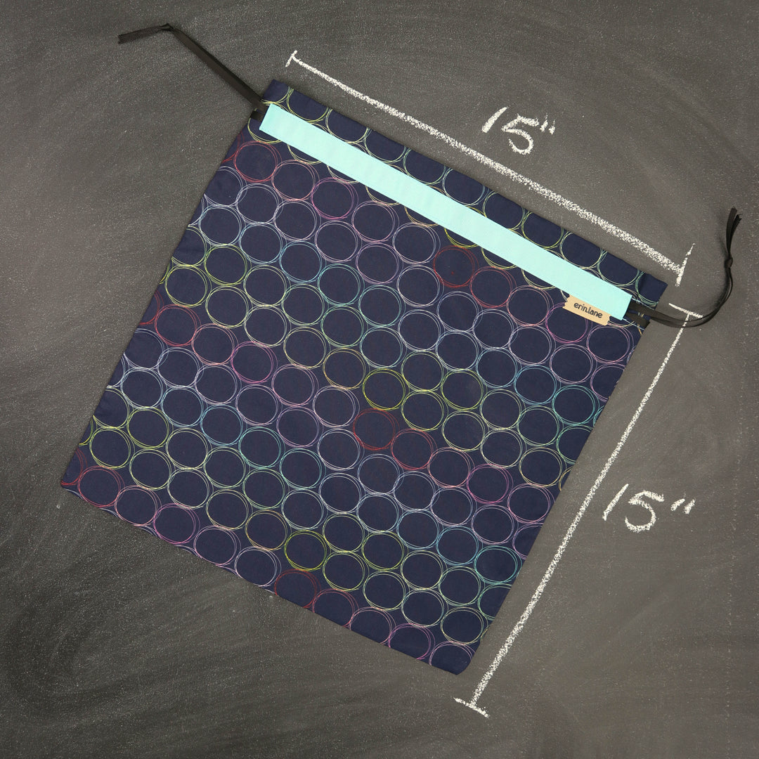 Large Project Bag in Around the Rainbow