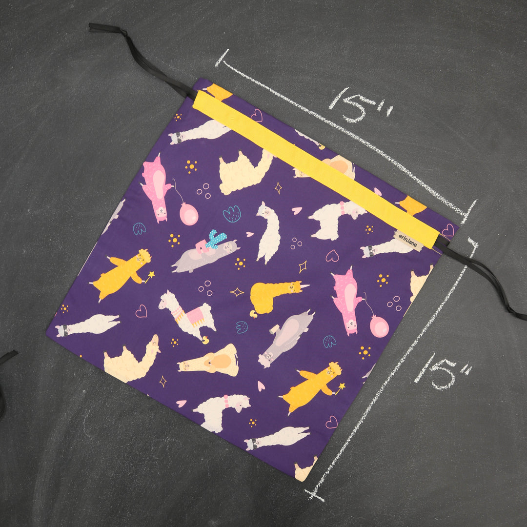 Large Project Bag in Llama Drama Duck