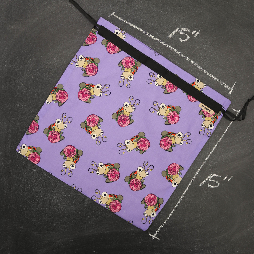 Small Project Bag in Lily the Ladybug