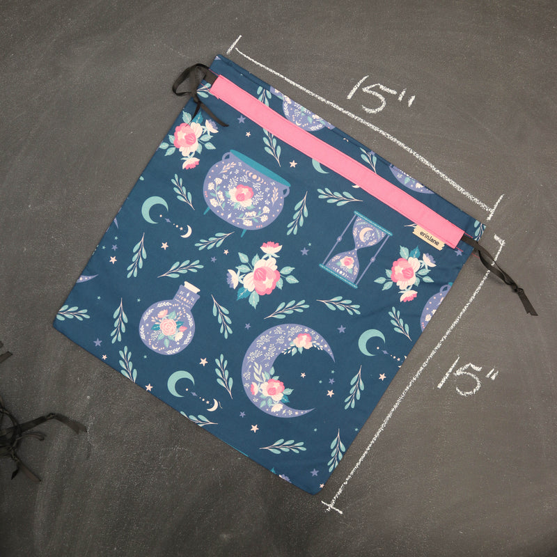 Large Project Bag in Night Blooms