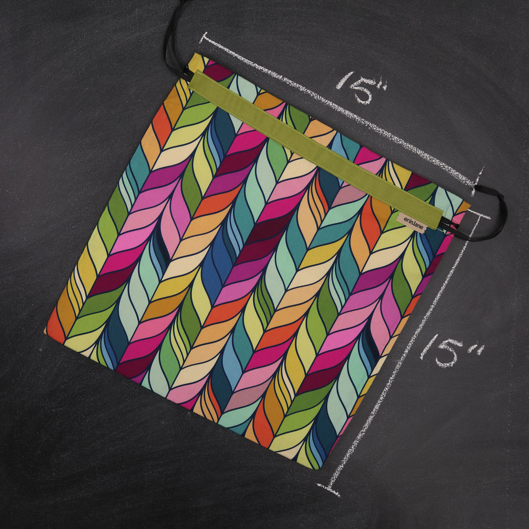 Large Project Bag in Plaited Palette