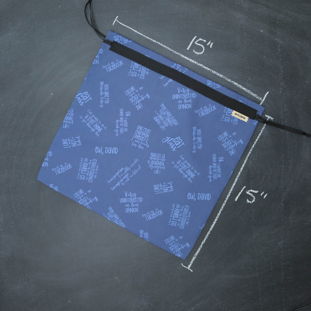 Large Project Bag in Floofs Frame Sheeple