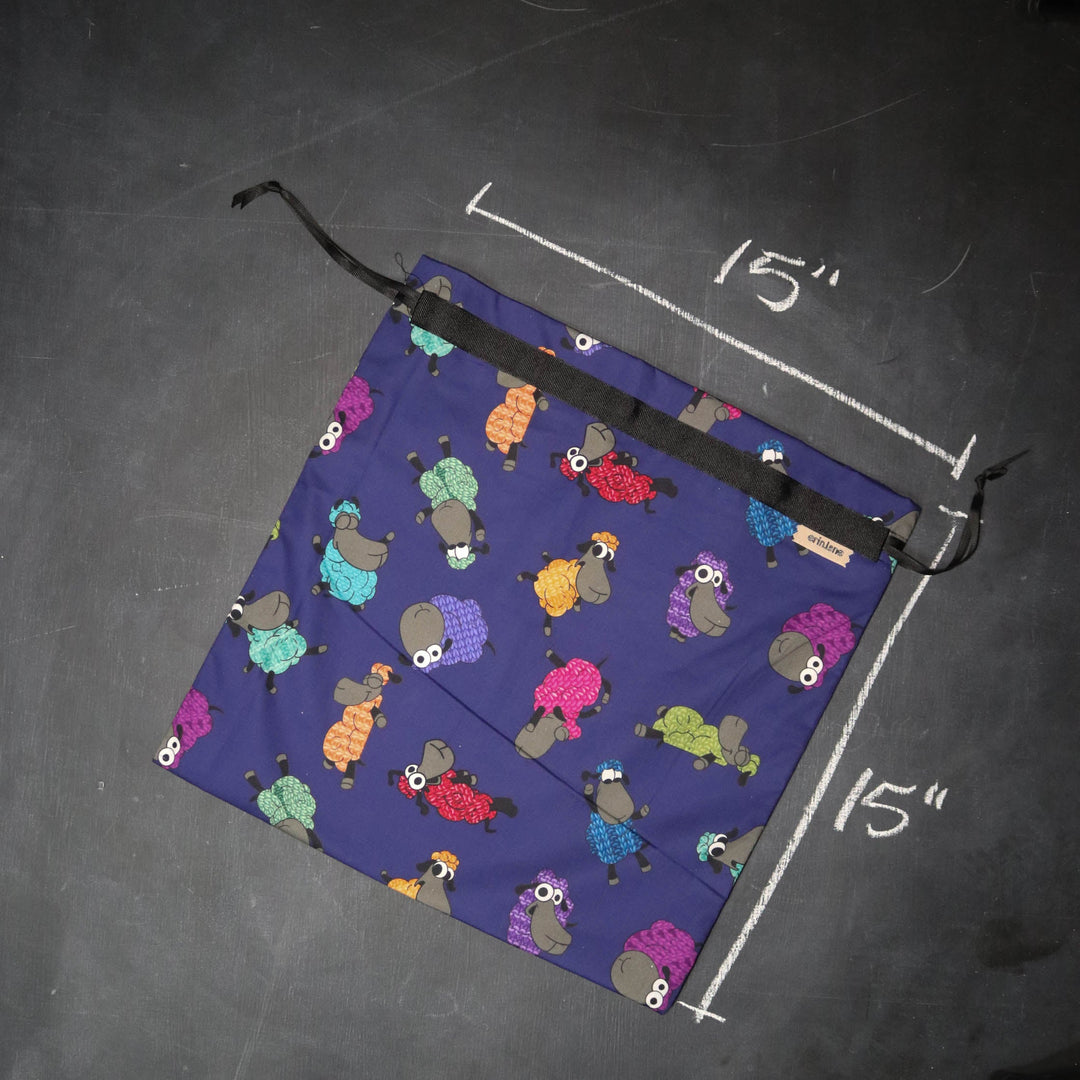 Large Project Bag in Stitchy Soirre