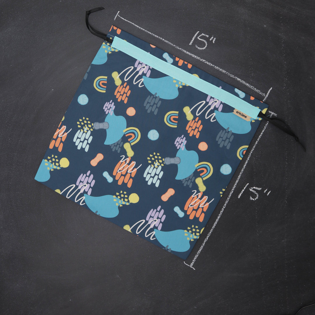 Large Project Bag in Wooly Wilds