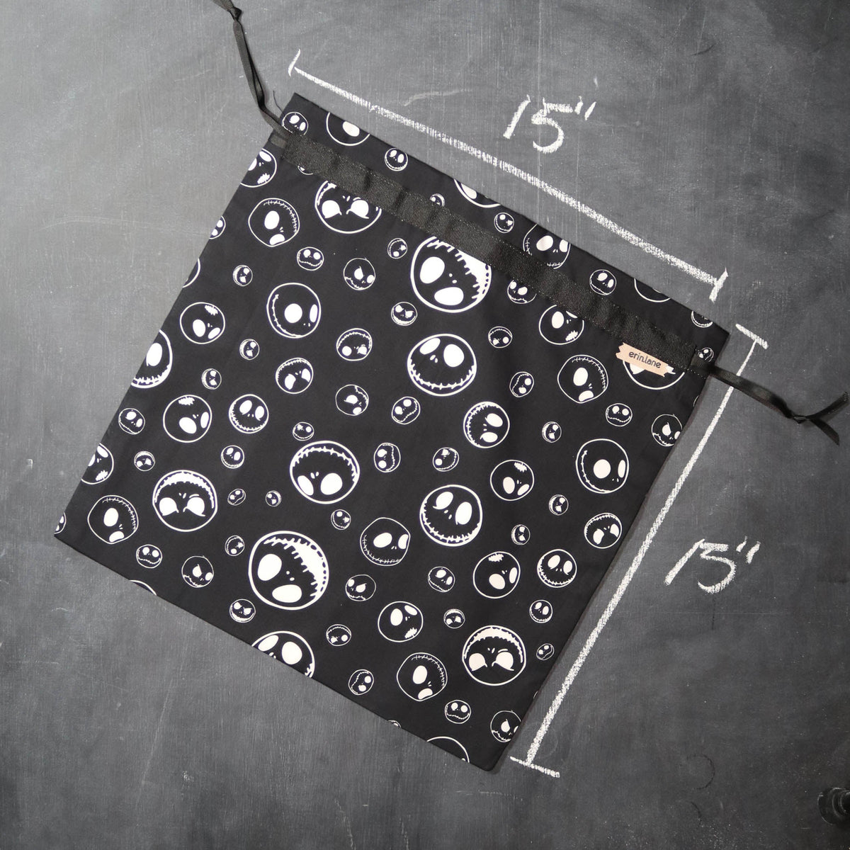 Large Project Bag in Jack Skellington
