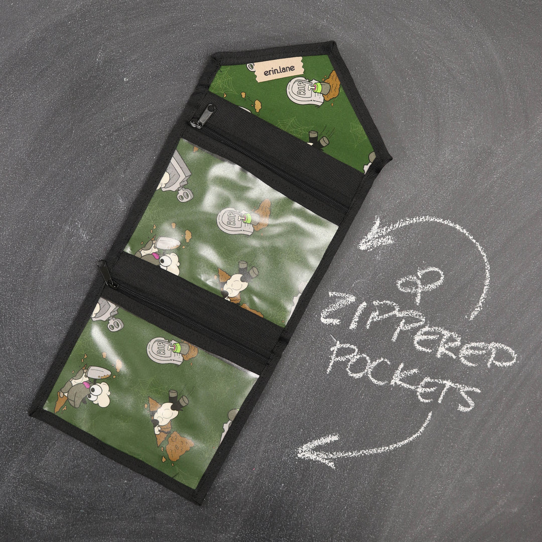 KnitPack Notions Organizer in Addams Family Sheeple