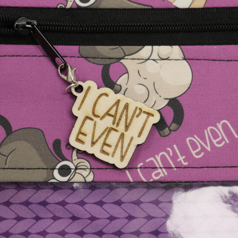Wooden Zipper Pull in "I Can&