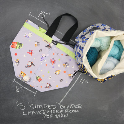 Super Twofer Project Tote in Boo Gnomes