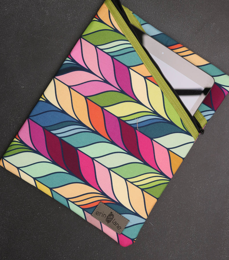 Book/Tablet Sleeve in Plaited Palette