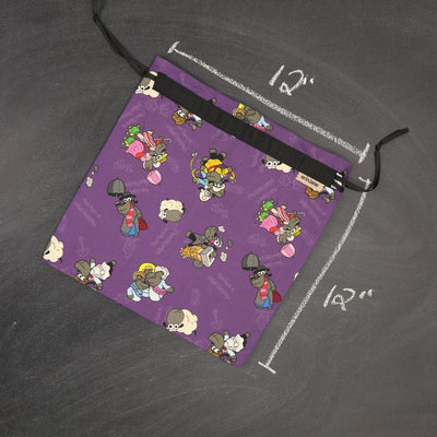 Small Project Bag in Mary Poppins Sheeple