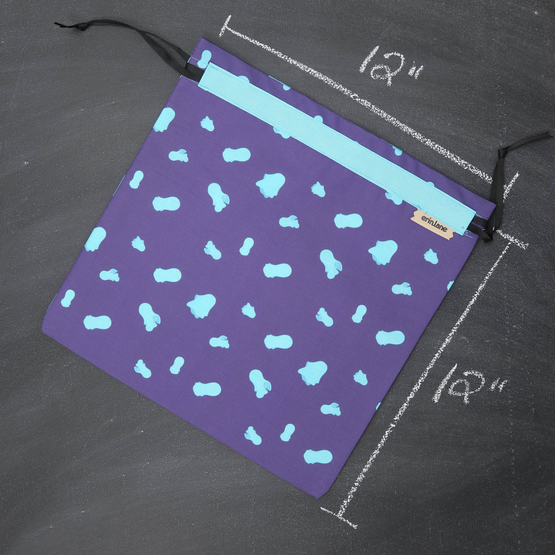 Small Project Bag in Ghosted Yarn