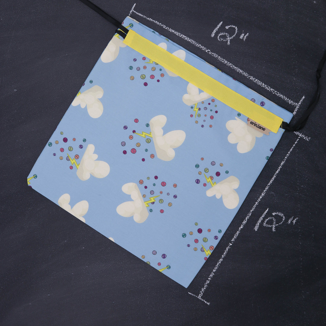 Small Project Bag in String Storm