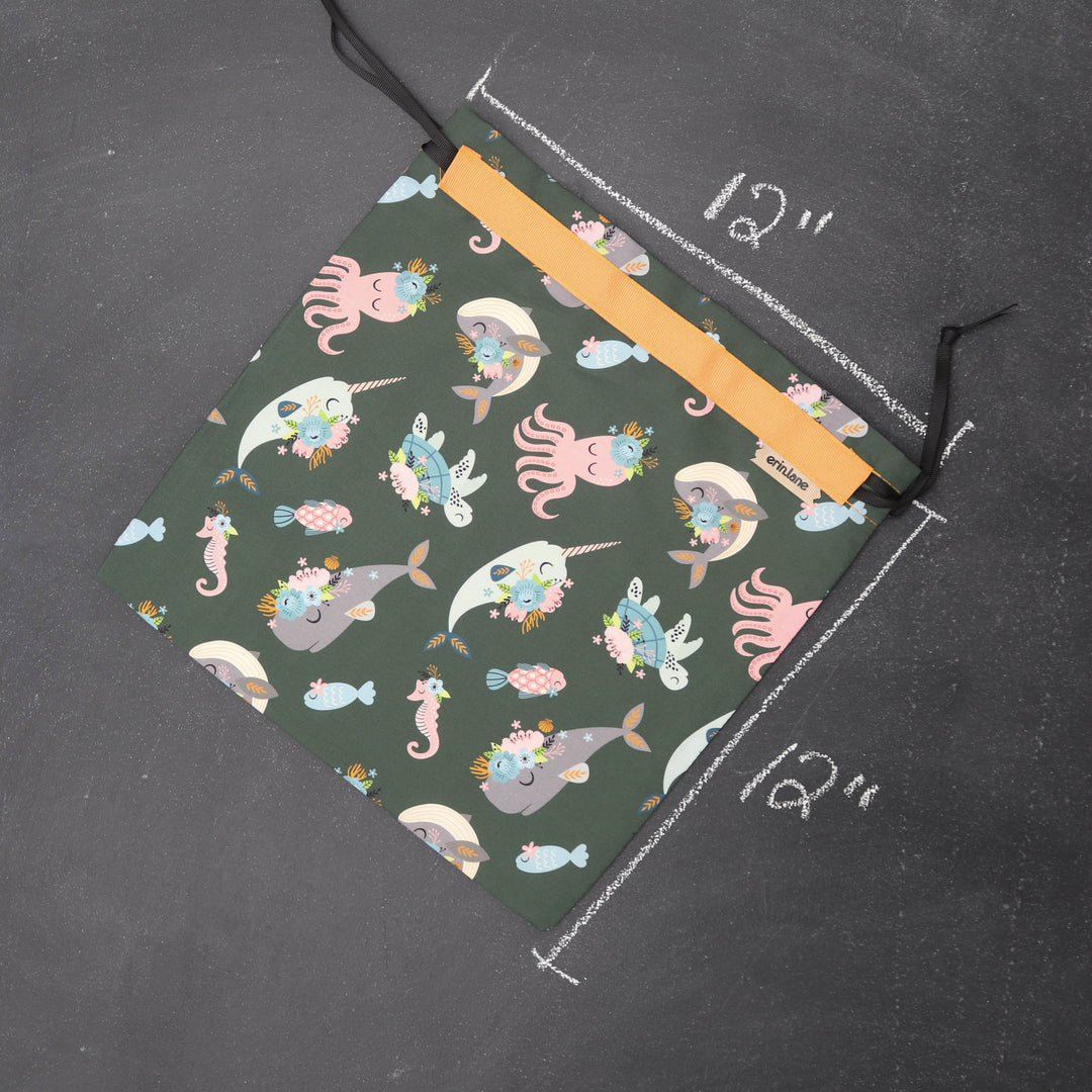 Small Project Bag in Under the Sea