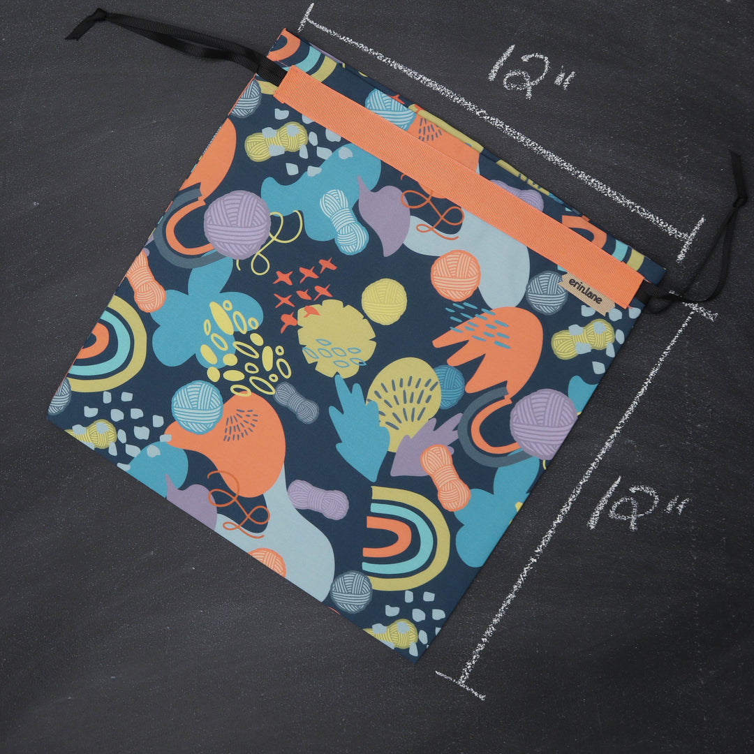 Small Project Bag in Wild Yarn Boho