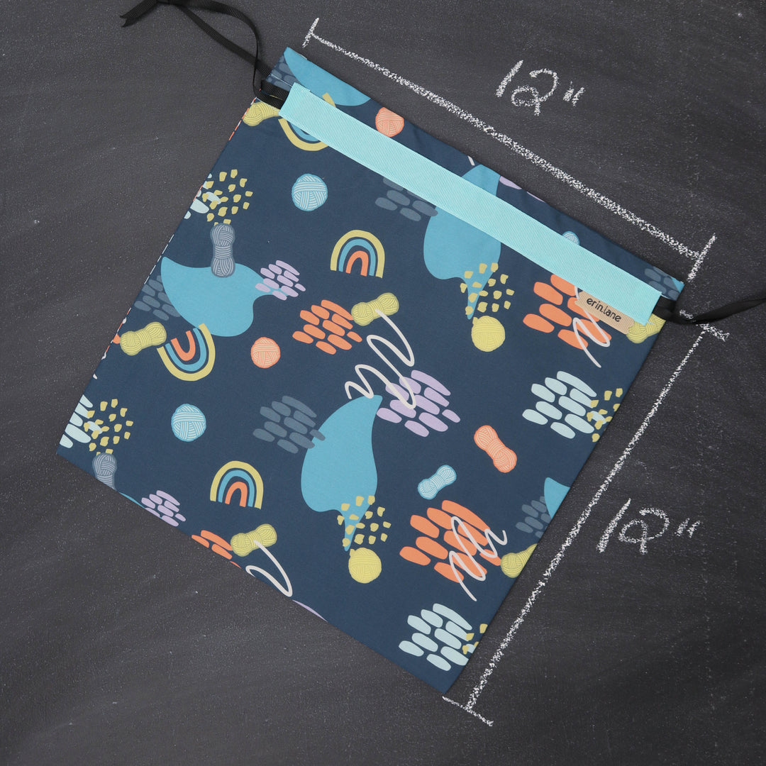 Small Project Bag in Wooly Wilds