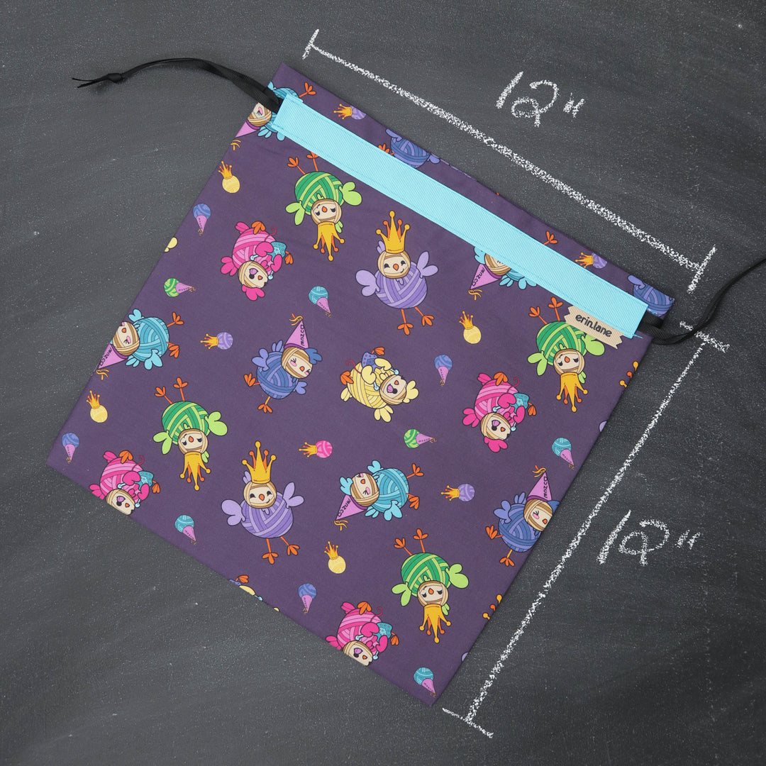 Small Project Bag in Yarn Chicken