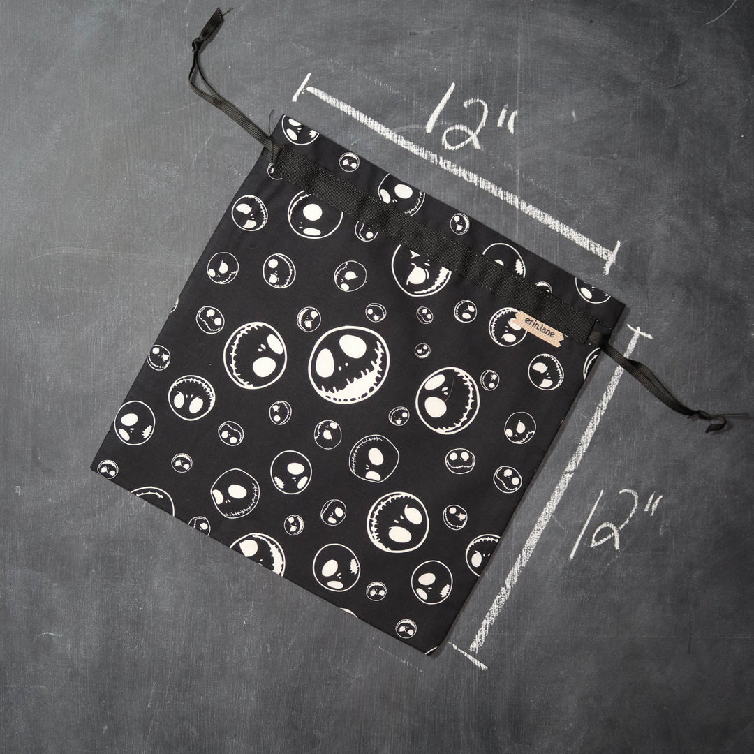 Small Project Bag in Jack Skellington