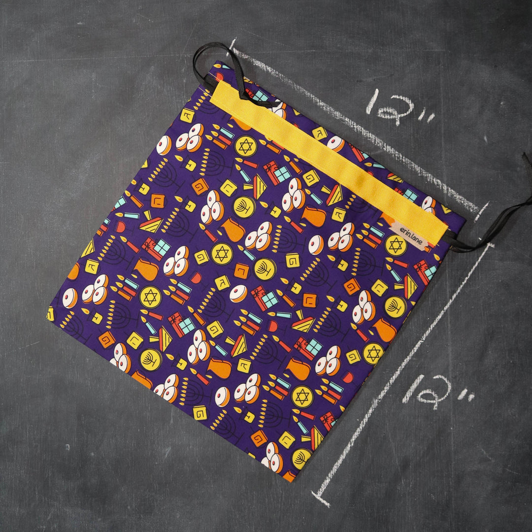Small Project Bag in Hannukah Table