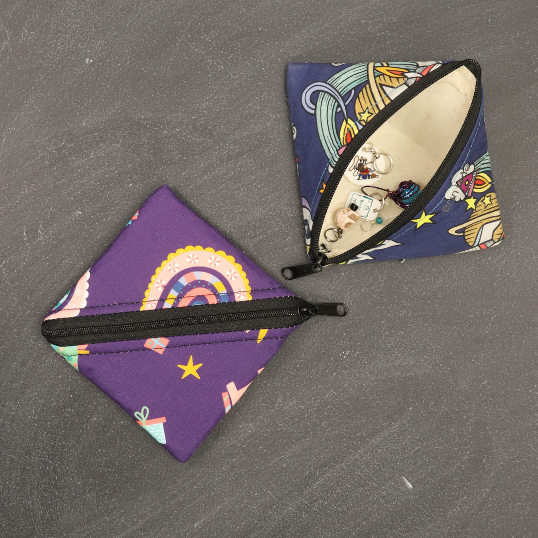 Squared Away Knitting Notions Pouch in Attack of the Giftasaurs