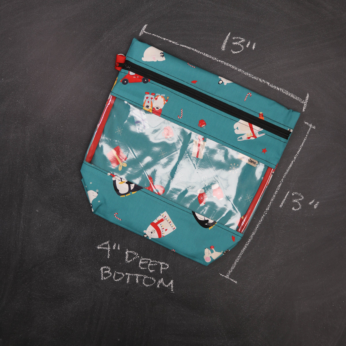 Stash A Lot Project Bag and Stash Organizer in Buddies in Winter