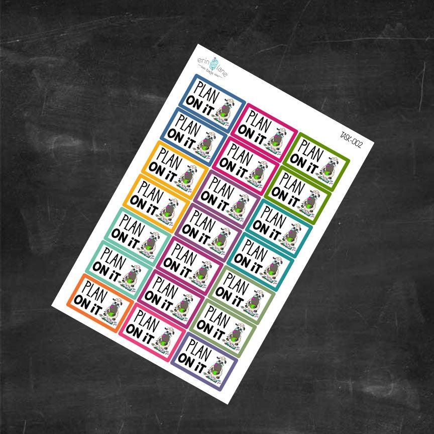 Planner Stickers Plan on It Labels