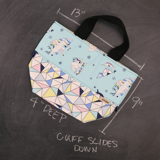 Tote-a-me Collapsing Project Tote Bag in Arctic Animals