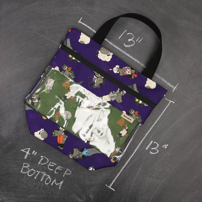 View Ewe Project Tote Bag in Addams Family Sheeple