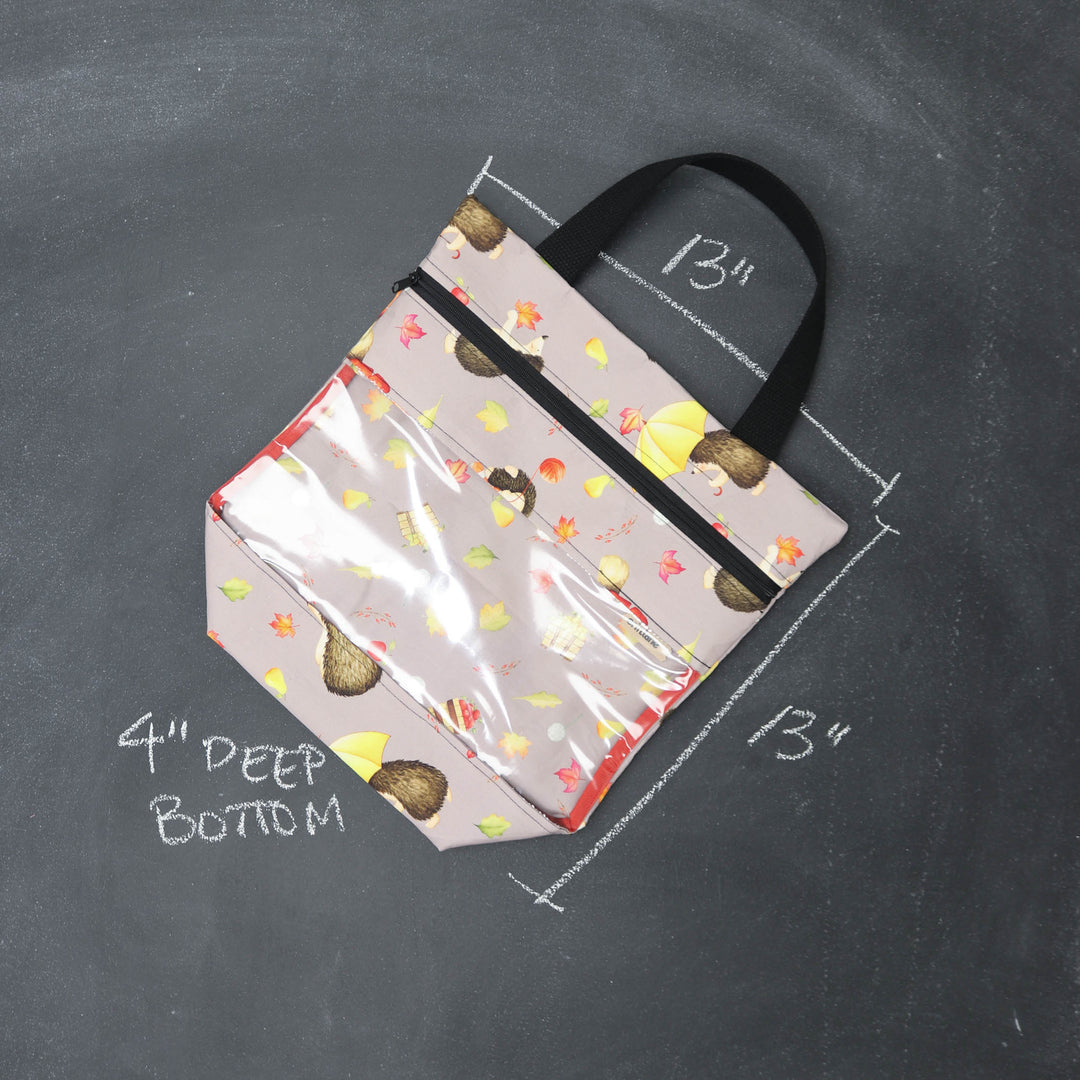 View Ewe Project Tote Bag in Hedgehog Orchard