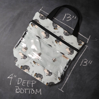 View Ewe Project Tote Bag in Larry "Well S#!t"