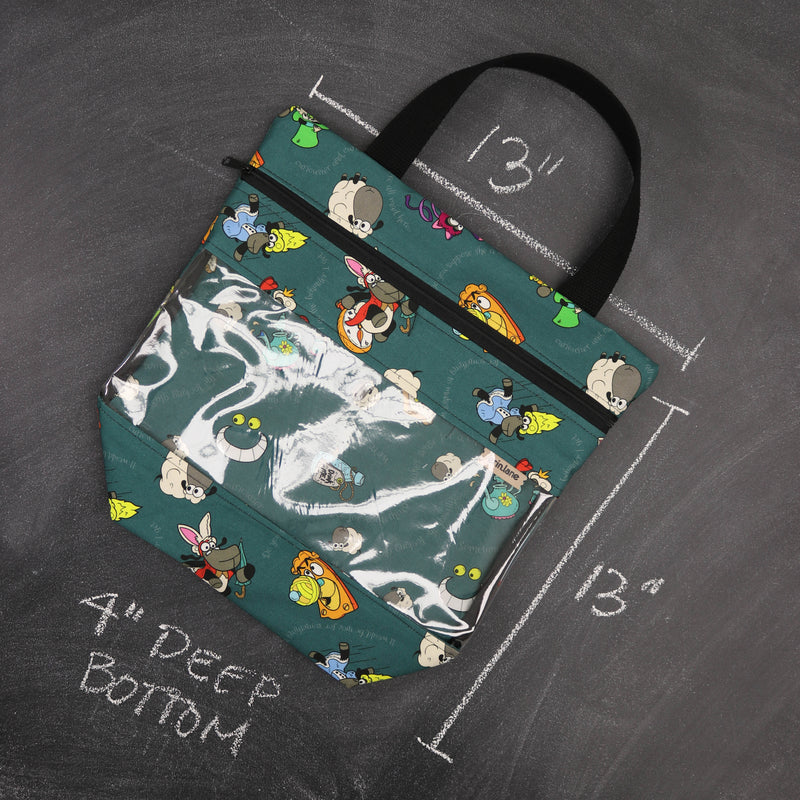 View Ewe Project Tote Bag in Alice in Wonderland Sheeple