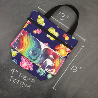 View Ewe Project Tote Bag in Celestial Lights
