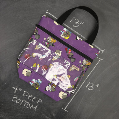 View Ewe Project Tote Bag in Mary Poppins Sheeple