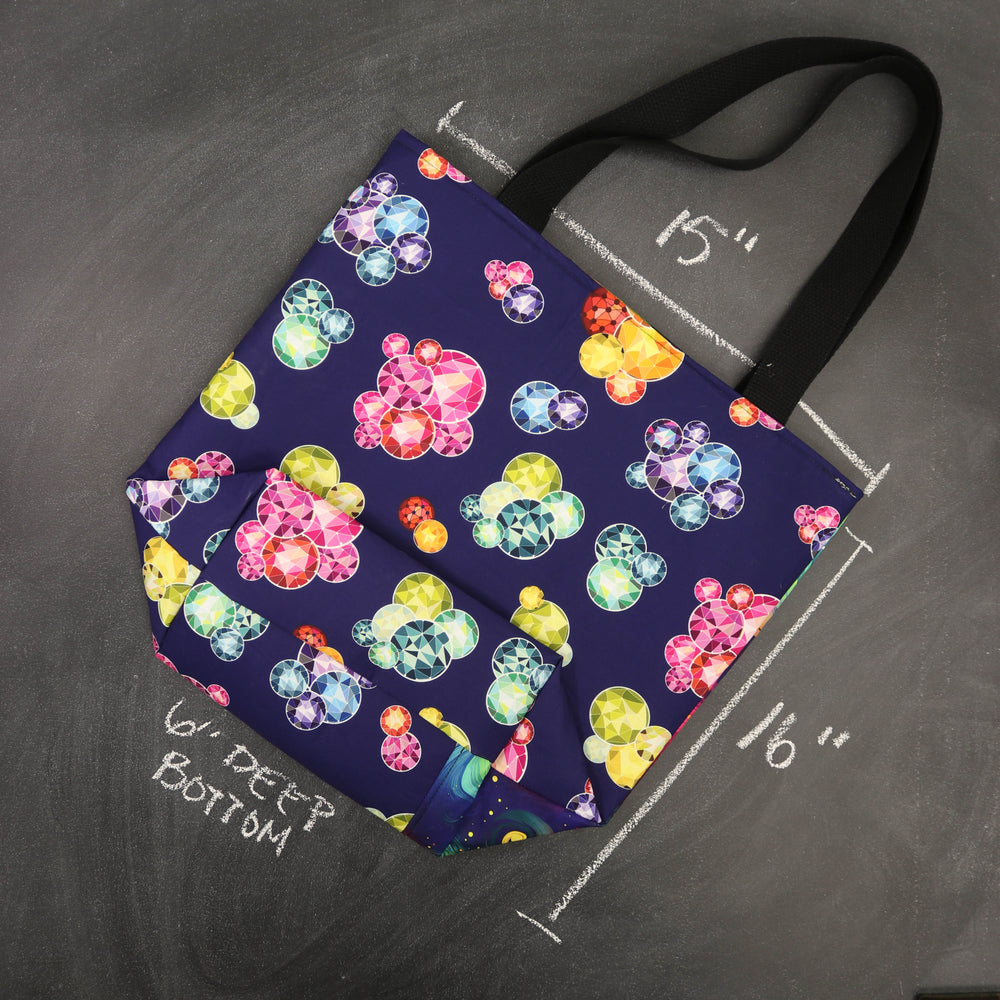 Worth Doing Library Style Tote in Celestial Lights