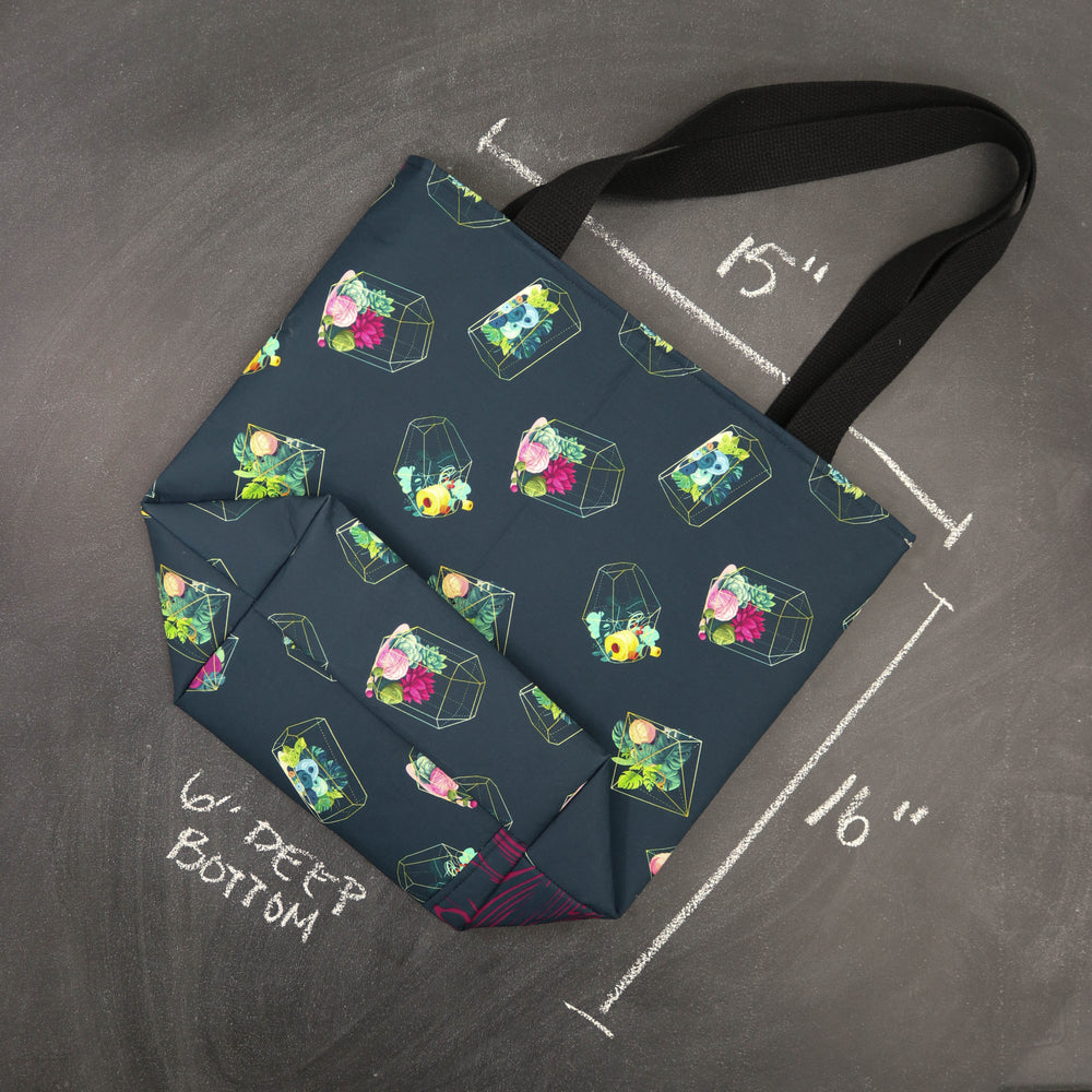 Worth Doing Library Style Tote in Color Contained