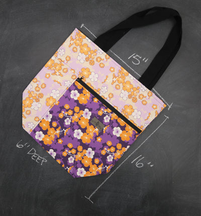 Worth Doing Library Style Tote in Beautiful Mysteries