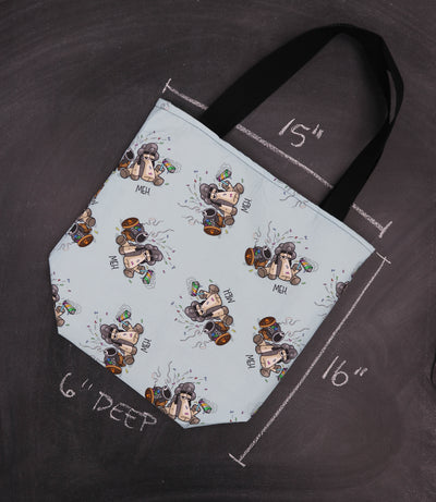 Worth Doing Library Style Tote in Larry "Meh"