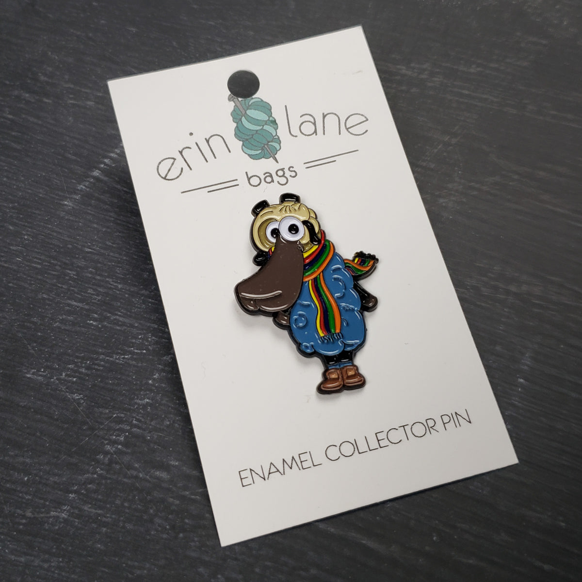 Enamel Pin in Female Dr Who Sheeple