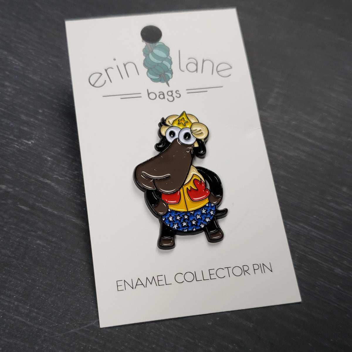 Enamel Pin in Wonder Woman Sheeple